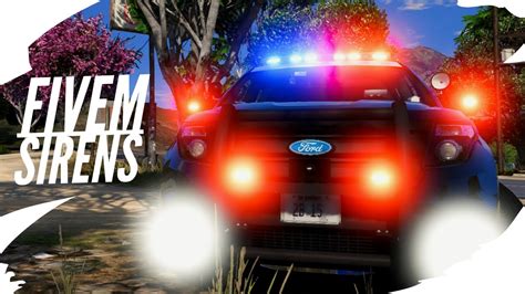 Siren pack fivem. Feb 2, 2022 · 2023 Showcase of a great CHP Leo siren pack on FiveM, this changes your GTA5 sirens overall. Please create a save copy of the original resident folder otherw... 