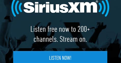 Sirius xm listen on line. Sirius XM Radio is a great way to stay entertained while driving. With a wide variety of music, talk radio, and sports programming, you can find something to suit your tastes. But ... 