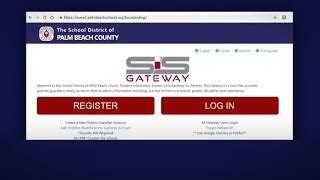 Parent Gateway Guide 4/2018 S I S G a t e w a y R e g i s t r a t i o n The SIS Gateway allows parents/guardians to directly log in to the school district’s Student Inf ormation System, where they can view the information for their currently enrolled student(s). This document . 
