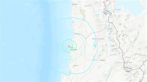 Sismo de magnitud 5,7 sacude Chile, según USGS
