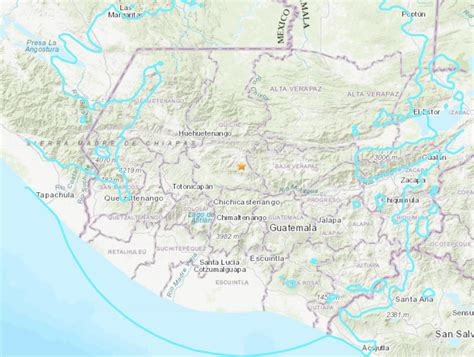 Sismo de magnitud 6,4 sacude Guatemala, reporta USGS