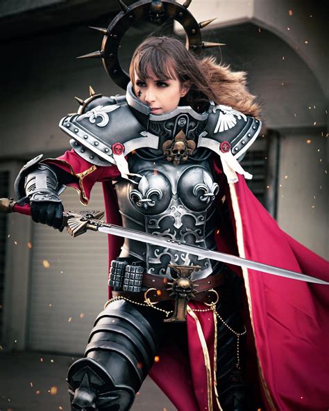 Sister of Battle Cosplay Transformation - Warhammer 40k