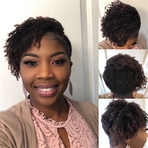Sisterlocks styles for short hair. Bomb Hair Studio, Addison TX on Instagram: "Hair goals 😍😍 Service: microlocs with natural hair 😍 Braiders; epiphany and peguie . . . . #locs #microlocs #locstylesforwomen #dfwhairstylist #dfwlocs #naturalhairstyles #naturalhair" 