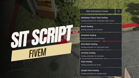 Sit script fivem.  Optimized for the best RP experience.  (Youtube) About Have you eve...