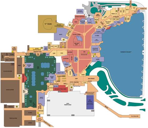 Site Map - Bellagio Hotel & Casino - MGM Resorts International