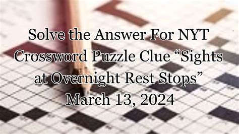 Site sight - crossword puzzle clue