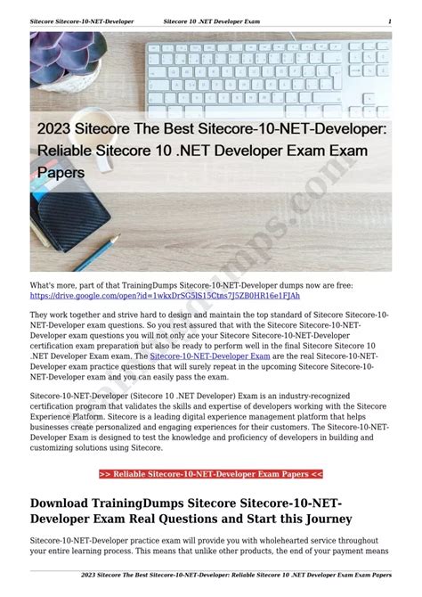 Sitecore-10-NET-Developer Exam