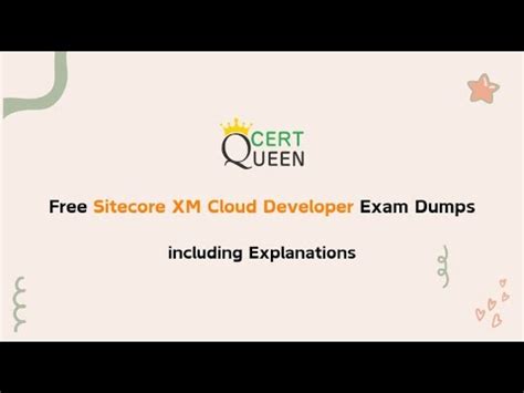 Sitecore-XM-Cloud-Developer Dumps Deutsch