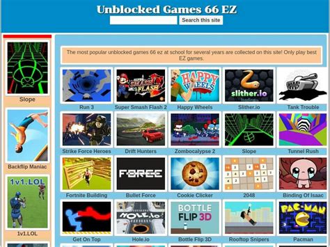 Sites google unblocked games 66. Choose new 66 EZ Unblocked games from our top 66ez games list and play them with friends or solo at home. 