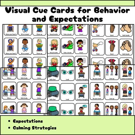 Sitting visual.  These visual behavior supports can be used in the classroo...