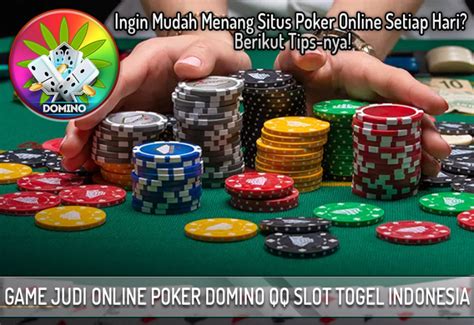 Situs poker online dominoqq online terpercaya. Nomor siji singapore hari.