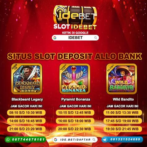 Situs slot pakai allo bank. Keluar live tercepat hari ini togel hari.