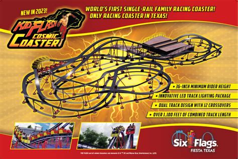 Six Flags Fiesta Texas announces new ride: 'Kid Flash Cosmic Coaster'