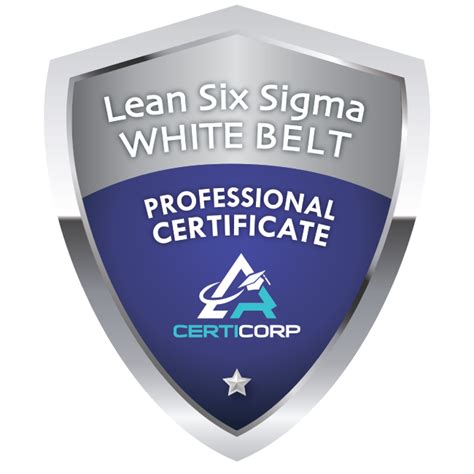 Six Sigma: Certified Lean Six Sigma White Belt (Accredited)