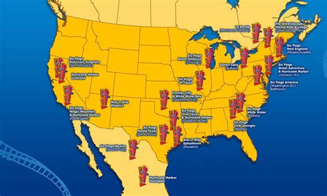 Six flags park locations. Nov 2, 2023 ... The companies operate parks that span from coast to coast and include additional attractions like campgrounds and sports facilities. 
