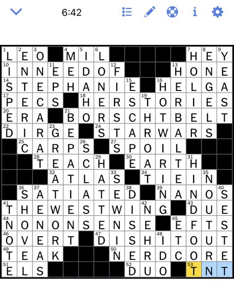 The essence of this game is simple and straightforward for absolutely anyone. In it you will need to search for and collect the right words from the letters on the screen swipe. However, you can stall at any level. So be sure to use published by us "Six-pack" muscles, for short Daily Themed Crossword answers plus another useful guide.. 