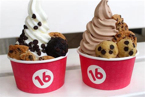 Sixteen handles. 16 Handles is a dessert shop offering a rotating menu of Artisan frozen yogurt, ice cream, vegan soft serve, and other treats plus an endless toppings bar. … Read more Ask the Community 