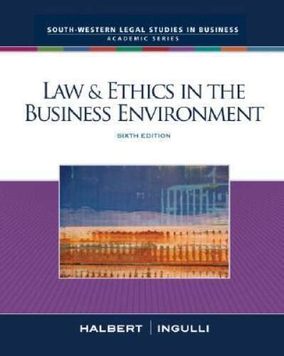 Sixth Edition Environment Business