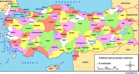Siyasi harita türkiye
