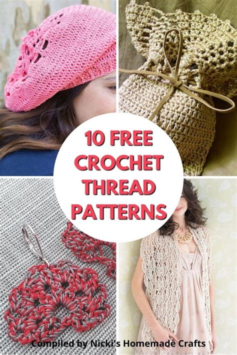Size 10 Crochet Thread Free Patterns