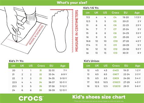 Size Chart Crocs Anak: Clothing Size Conversion Chart (Pants, Shirts Jackets)Woman's Clothing Size Conversion Chart (Pants, Shirts Jackets) image 1