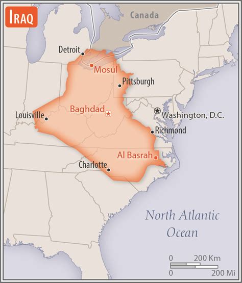 Size of Iraq compared to Liberia - MyLifeElsewhere