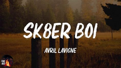 Sk8er boi lyrics. "Sk8er Boi" é o segundo single do álbum Let Go da cantora canadense Avril Lavigne e que foi escrita pela canadense e o grupo musical The Matrix. Lançado no f... 