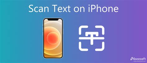 Skanna text iphone