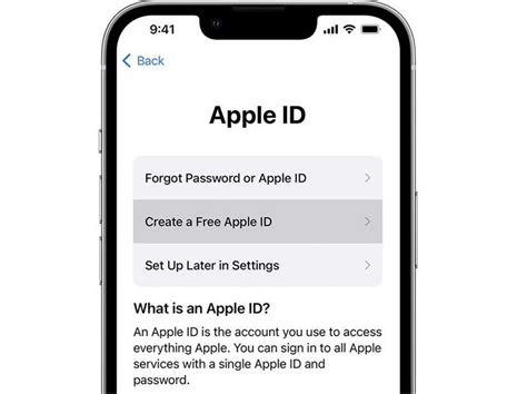 Skapa apple-id