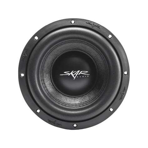 Skar svr 8 inch subwoofer. Sundown Audio SA-8 V.3 D2 8" 500W RMS Dual 2-Ohm SA Series Subwoofer Specs: Power Handling: RMS Power = 500-watts. Voice Coil: Dual 2 ohm. Vented magnetic gap featuring sixteen chamfered gap vents. Solid Pole piece with chamfered edges for increased air-powered voice coil cooling. High-velocity under-spider frame vents. 