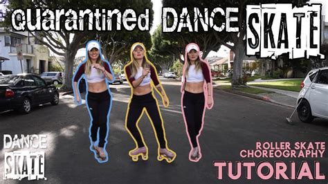 Skaters Shuffle line dance on skates tutorial - YouTube