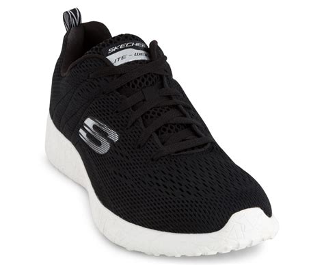 Skechers Mens Burst Second Wind Trainers (Black/White)