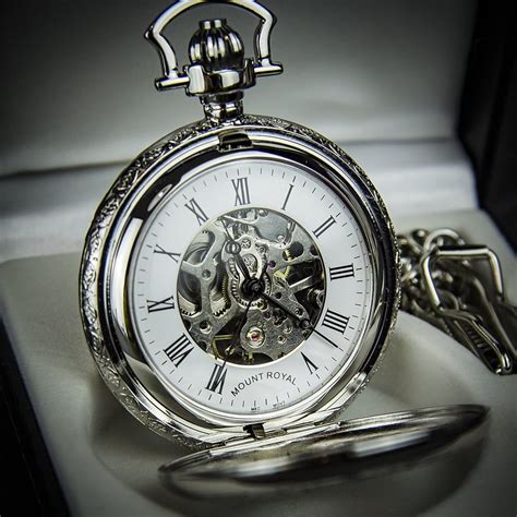 Skeletal Pocket Watch & Stand by Dalvey - Executive Gift Shoppe