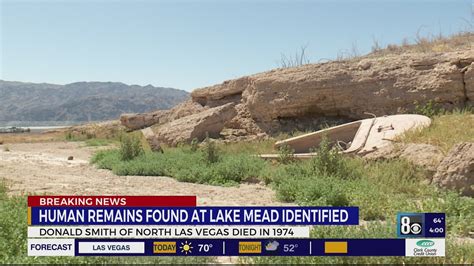 Skeletal remains from Lake Mead are from person who died nearly 49 years ago