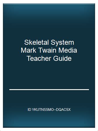 Skeletal system mark twain media teacher guide. - Ingersoll rand p1 5iu a9 manual.
