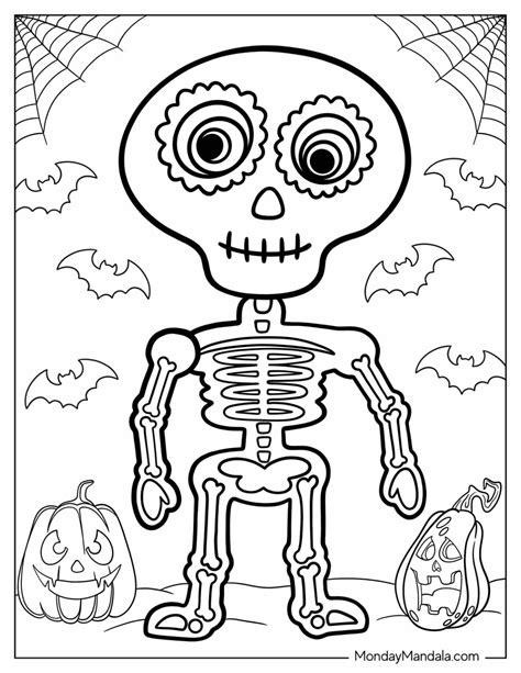 Skeleton Coloring Book