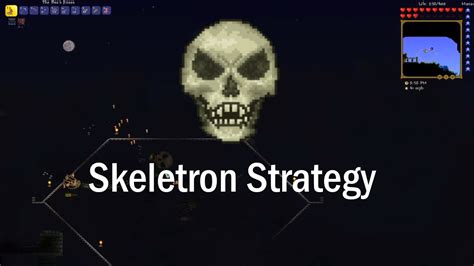 This content is transcluded from Guide:Skeletron Prime strategies. As with all bosses, an arena made out of Wood Platforms or Minecart Tracks greatly increases your mobility, and it will also moot the Prime Cannon. You will want several rows of Platforms, each around 50 or so blocks long. The platforms should be suspended ….