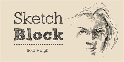 Sketch Block Font Fontspring