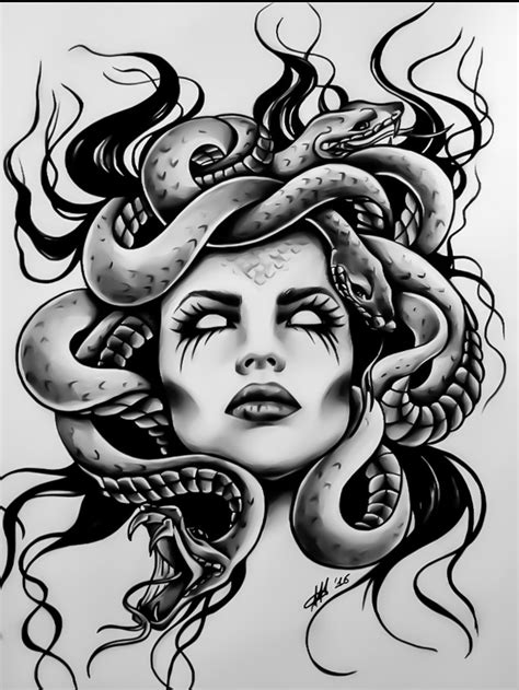 Gorgon Medusa Head. Vector illustration of pretty female face with snakes crown and sacred geometry on the background. Stylish fashionable tee shirt print, logo or cool tattoo design. medusa vector. medusa with poison snakes vector in eps10. Gorgon Medusa, a hand-drawn sketch-style doodle.. 