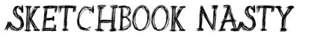 Sketchbook Nasty font by Skyhaven!!!!! Yeah!!! FontRiver