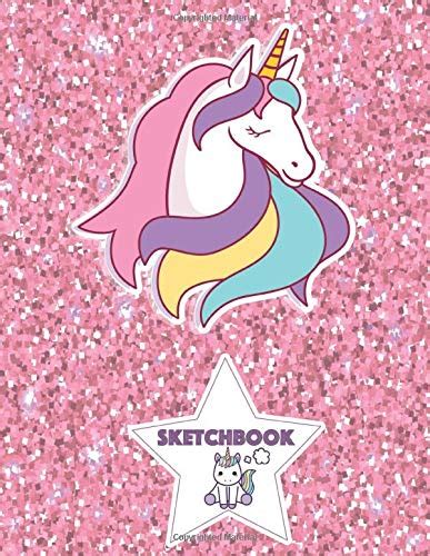 Read Sketchbook Cute Unicorn On Pink Glitter Sparkles Effect Background Large Blank Sketchbook For Girls 110 Pages 85 X 11 For Sketching Drawing  Crayon Coloring Kids Drawing Books By Project Storytime