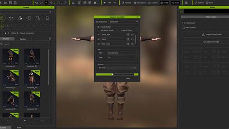 Sketchfab characters.  The "Upload to Sketchfab" function in Character Cre...