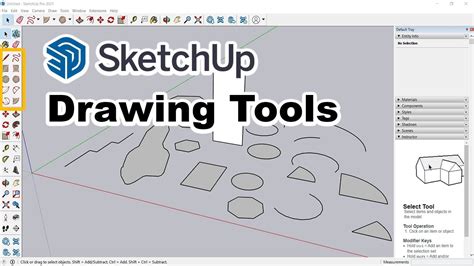 Sketchup Drawing Tools