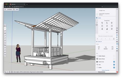 Sketchup app. It allows you to create 2D and 3D models easily. The software has large data-based models and objects ready to download. You can also use it to model from scratch, or you can import a 2D or a 3D file and work on it. SketchUp was created in 1999 by Last software. Since 2012, it is managed by Trimble navigation. 