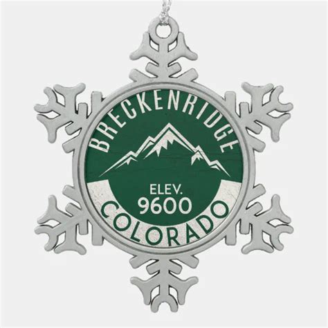 Ski Breckenridge Christmas Ornaments Zazzle