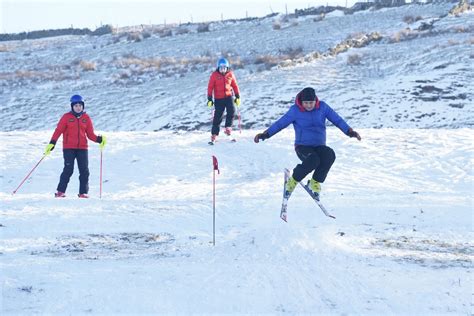 Skiers hit the slopes - in Northumberland This place looks