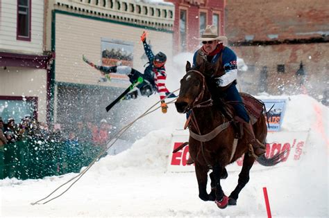 Skijoring leadville. The Leadville Ski Joring event now attracts thousands of visitors who pack the sidewalk to watch racers shred through the snow-covered Harrison Avenue. These fans pack the local restaurants, shops, and hotels that line the thoroughfare, providing business that has helped Leadville preserve its many historic structures. 