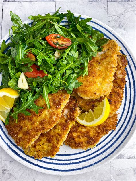 Skillet Pork Chops Milanese With Arugula Recipes