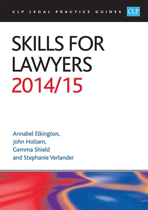 Skills for lawyers 2015 2016 clp legal practice guides. - Weider home gym thigh exercise guide.
