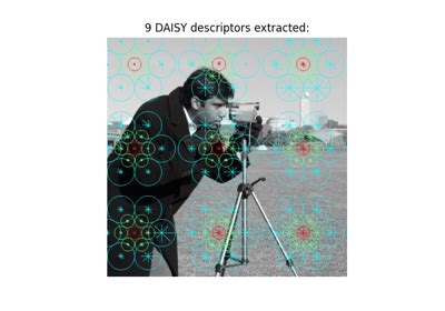 Skimage object detection. , region properties Examples Detection of features and ob...